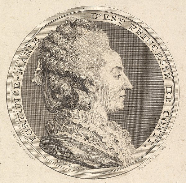 Augustin de Saint-Aubin , After Charles Nicolas Cochin II:Pr-16x12"(A3) Poster
