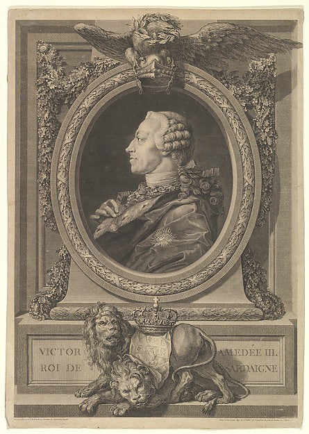 Augustin de Saint-Aubin , After Jean-Baptiste Boucheron:Port-16x12"(A3) Poster