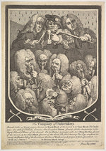 The Company of Undertakers March 3, 1736-William Hogarth ,16x12"(A3)Poster