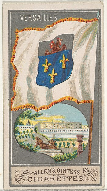 :Versailles from the City Flags series for Allen & Ginter Ci-16x12"(A3) Poster