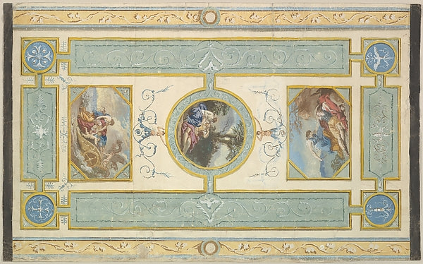 Study for a Ceiling n.d.-Jean Jacques Lagrenée,  Poster Print Wall Art