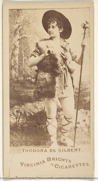 :Theodora de Gilbert Virginia Brights Cigarettes-16x12"(A3) Poster