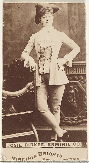 :Josie Dirkee Erminie Co. Virginia Brights Cigarettes-16x12"(A3) Poster