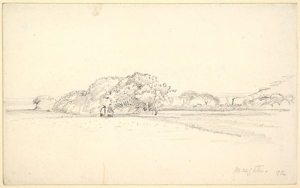 George Richmond:Landscape at Margate 1840–60 -16x12"(A3) Poster