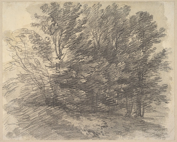 Thomas Gainsborough:A Clump of Trees c1757-16x12"(A3) Poster