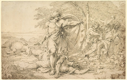 John Hamilton Mortimer:Classical Subject: Possibly the After-16x12"(A3) Poster