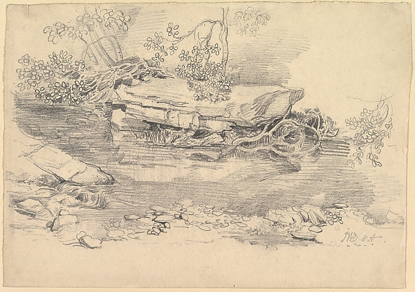 James Ward:A Rocky Stream c1811-16x12"(A3) Poster