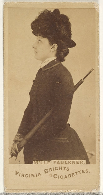 :Mlle. Faulkner Virginia Brights Cigarettes-16x12"(A3) Poster
