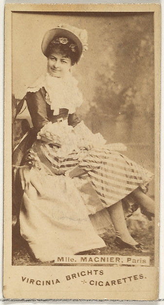 :Mlle. Magnier Paris Virginia Brights Cigarettes-16x12"(A3) Poster