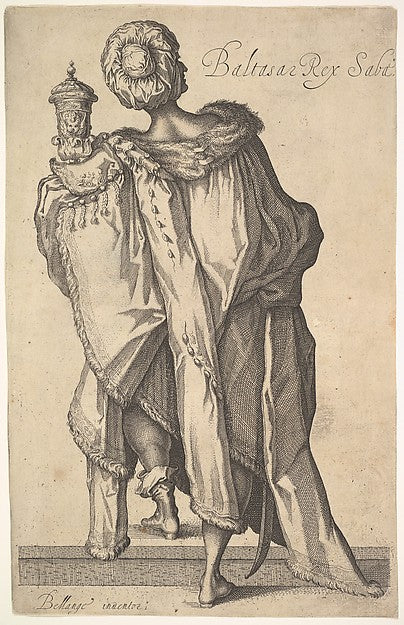 Balthasar  after figure in "The Adoration of the Magi" by Jacq,  Poster Print Wall Art