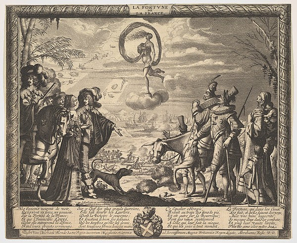 The Fortune of France c1638-Abraham Bosse ,  Poster Print Wall Art