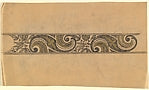 Anonymous, French, 20th century:Horizontal Frieze with Patte-16x12"(A3) Poster