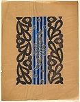 Anonymous, French, 20th century:Horizontal Panel with Band o-16x12"(A3) Poster