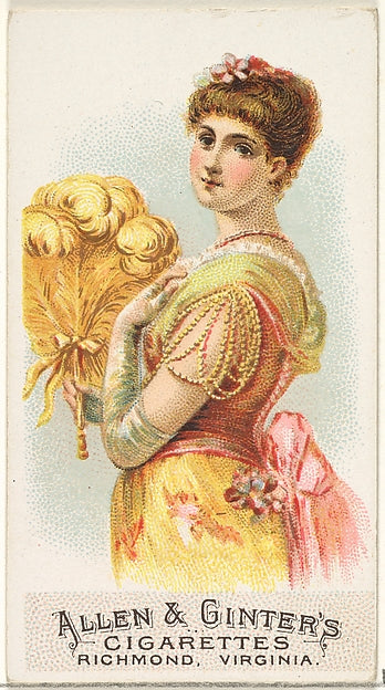 :Plate 8 from the Fans of the Period series for Allen & Gint-16x12"(A3) Poster