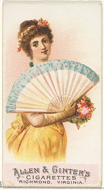 :Plate 10 from the Fans of the Period series for Allen & Gin-16x12"(A3) Poster