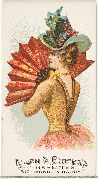 :Plate 20 from the Fans of the Period series for Allen & Gin-16x12"(A3) Poster