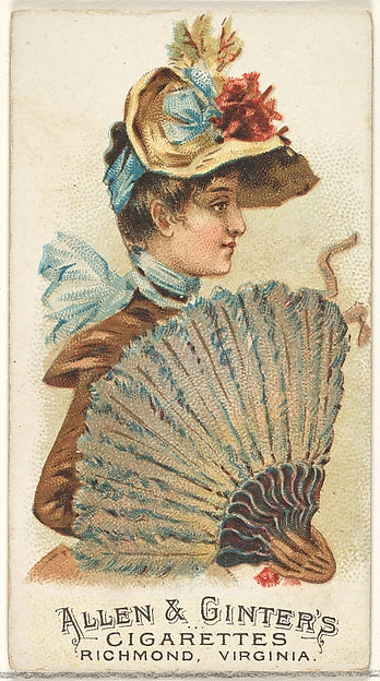 :Plate 21 from the Fans of the Period series for Allen & Gin-16x12"(A3) Poster