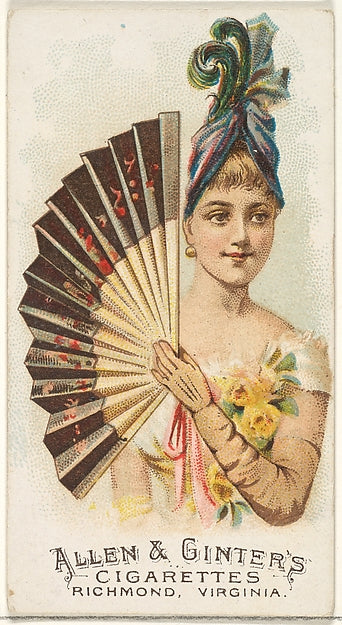 :Plate 28 from the Fans of the Period series for Allen & Gin-16x12"(A3) Poster
