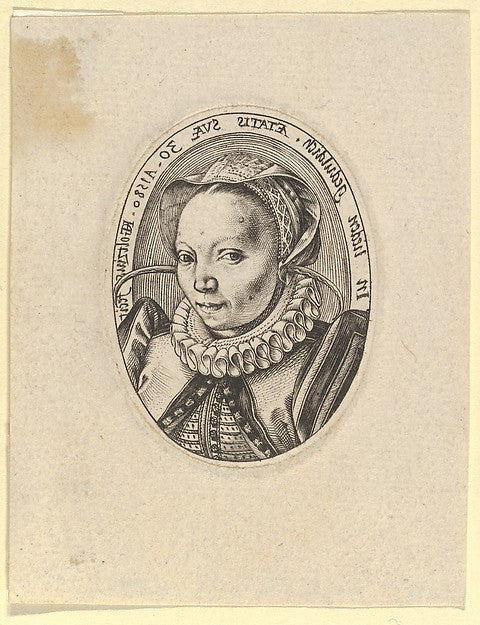 Hendrick Goltzius:Grietgen Jansdr. 1580-16x12"(A3) Poster