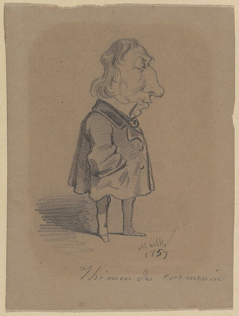 Hippolyte Mailly , After Nadar:Caricature of Louis Marie de -16x12"(A3) Poster