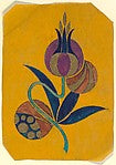 Anonymous, French, 20th century:Vertical Panel with a Decora-16x12"(A3) Poster