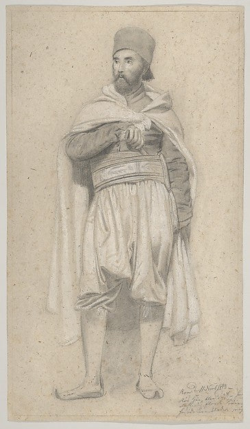 Niels Simonsen:A Turkish Warrior 1843-16x12"(A3) Poster