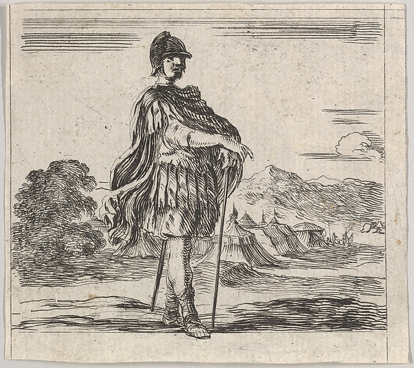 Stefano della Bella :Mars from 'Game of Mythology' -16x12"(A3) Poster