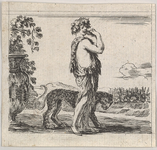 Stefano della Bella :Bacchus from 'Game of Mythology' -16x12"(A3) Poster