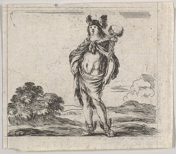 Stefano della Bella :Mercury from 'Game of Mythology' -16x12"(A3) Poster