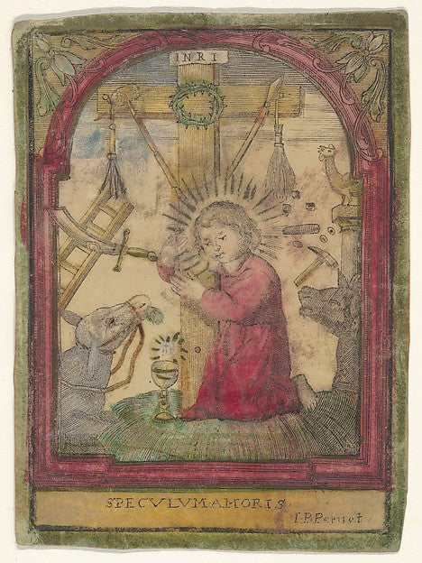 Anonymous:Christ Child with Instruments of the Passion c1550-16x12"(A3) Poster