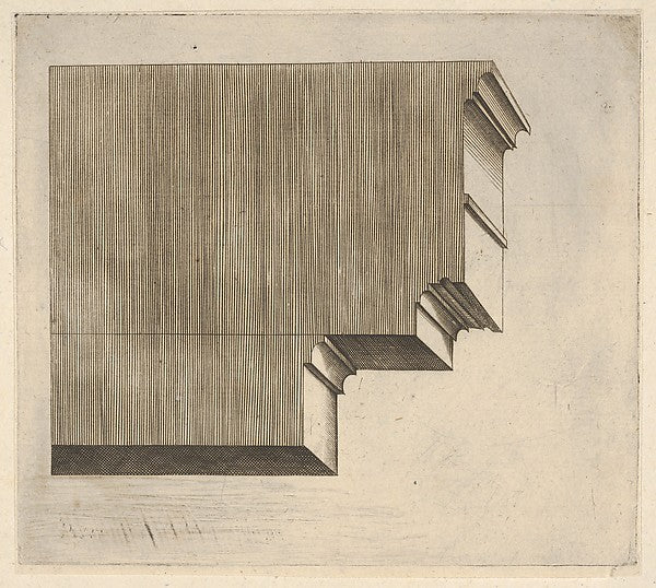 Master G.A.:Doric entablature c1535-16x12"(A3) Poster