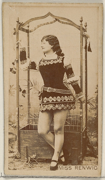 :Miss Renwic Virginia Brights Cigarettes c1888-16x12"(A3) Poster