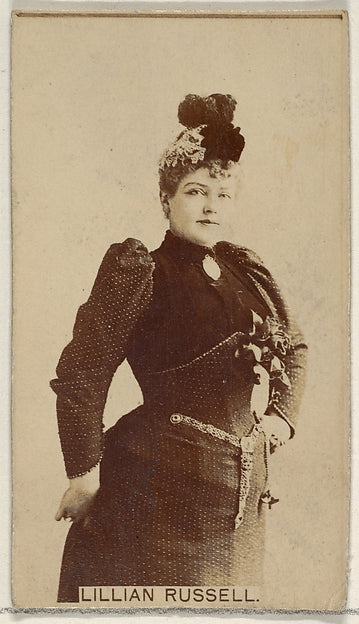 :Lillian Russell Virginia Brights Cigarettes c1888-16x12"(A3) Poster