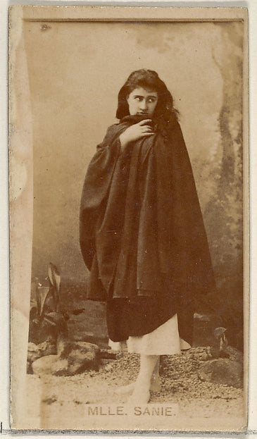 :Mlle. Sanie Virginia Brights Cigarettes c1888-16x12"(A3) Poster