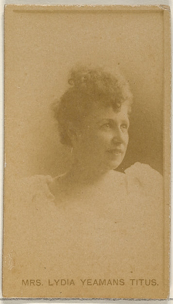 :Mrs. Lydia Yeamans Titus Virginia Brights Cigarettes c1888-16x12"(A3) Poster