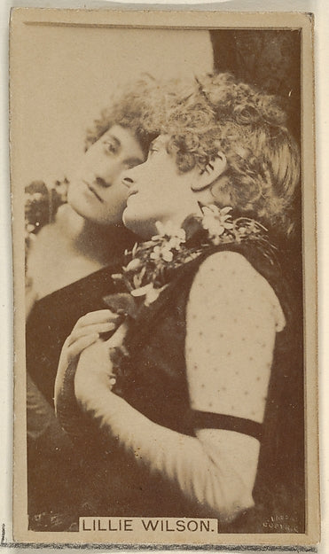 :Lillie Wilson Virginia Brights Cigarettes c1888-16x12"(A3) Poster