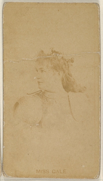 :Miss Gale Virginia Brights Cigarettes c1888-16x12"(A3) Poster