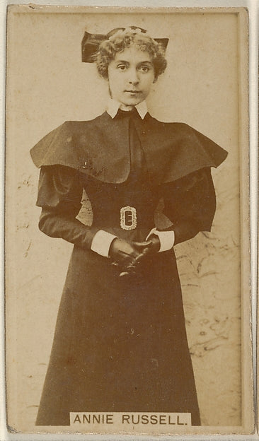 :Annie Russell Virginia Brights Cigarettes c1888-16x12"(A3) Poster