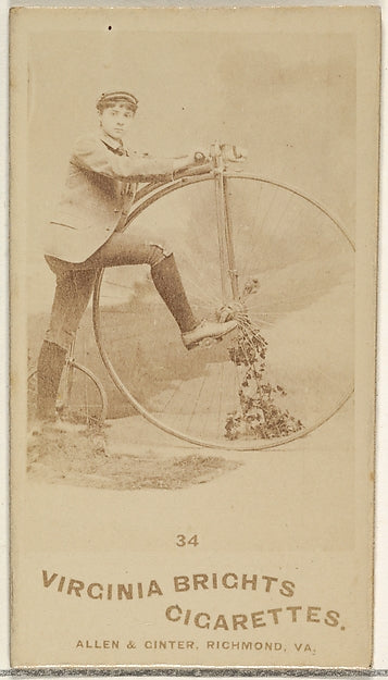 :Card 34 from the Girl Cyclists series for Virginia Brights -16x12"(A3) Poster