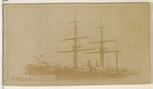 :Rynda Russia from the Famous Ships series for Virginia Brig-16x12"(A3) Poster