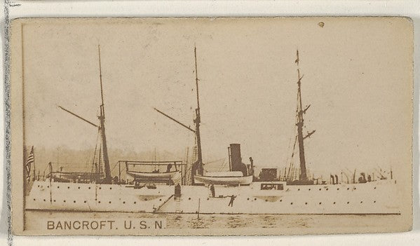 :Bancroft U.S.N. from the Famous Ships series for Virginia B-16x12"(A3) Poster
