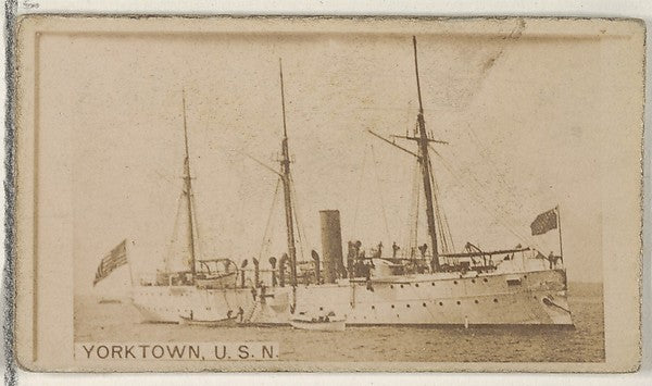 :Yorktown U.S.N. from the Famous Ships series for Virginia B-16x12"(A3) Poster