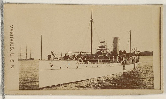 :Vesuvius U.S.N. from the Famous Ships series for Virginia B-16x12"(A3) Poster