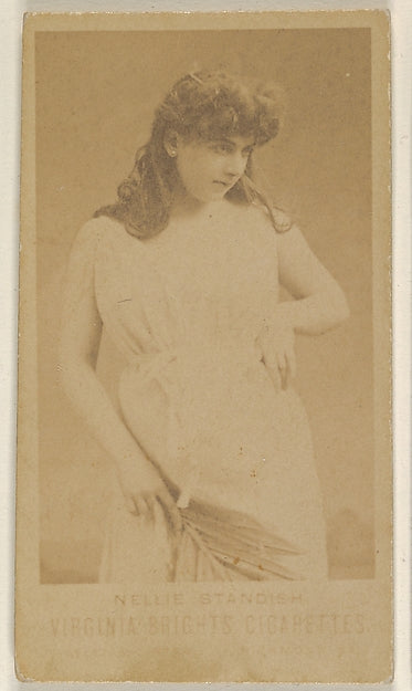 :Nellie Standish Virginia Brights Cigarettes c1888-16x12"(A3) Poster