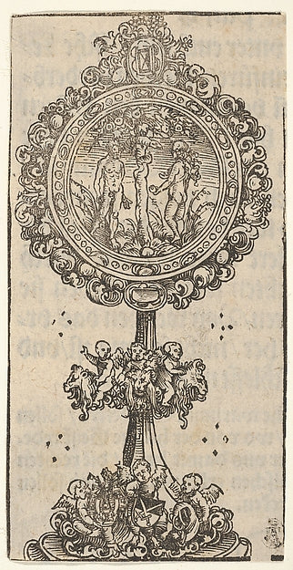 Lucas Cranach the Elder:A Relief with Adam and Eve from the -16x12"(A3) Poster