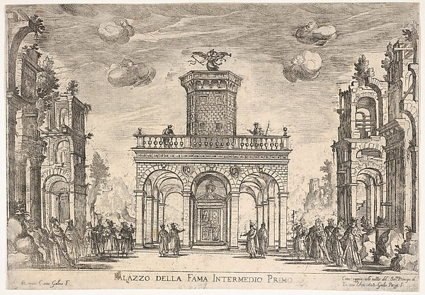First interlude -  palace of fame   from the series 'Seven Inter,  Poster Print Wall Art