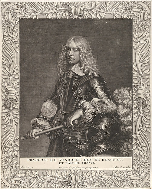 François de Vendôme  duc de Beaufort c1649-Robert Nanteuil,Af, Poster Print