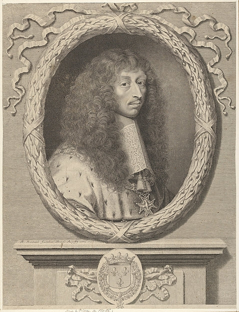 Louis II de Bourbon  Prince de Condé 1662-Robert Nanteuil, Poster Print