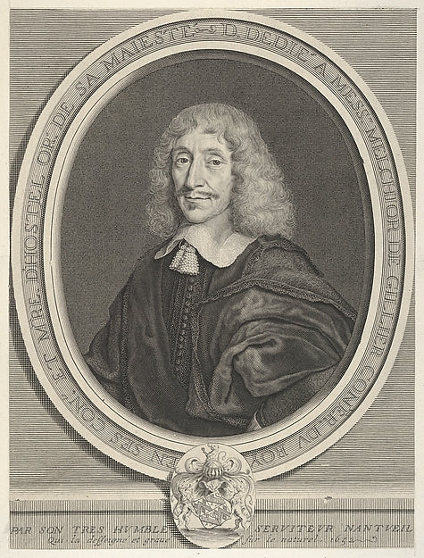 Melchior de Gillier 1652-Robert Nanteuil, Poster Print