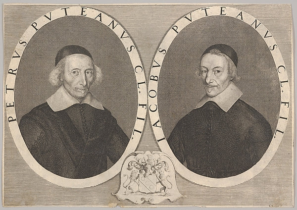 Double Portrait of Pierre and Jacques Dupuy c1648–49-Robert Na,  Poster Print Wall Art